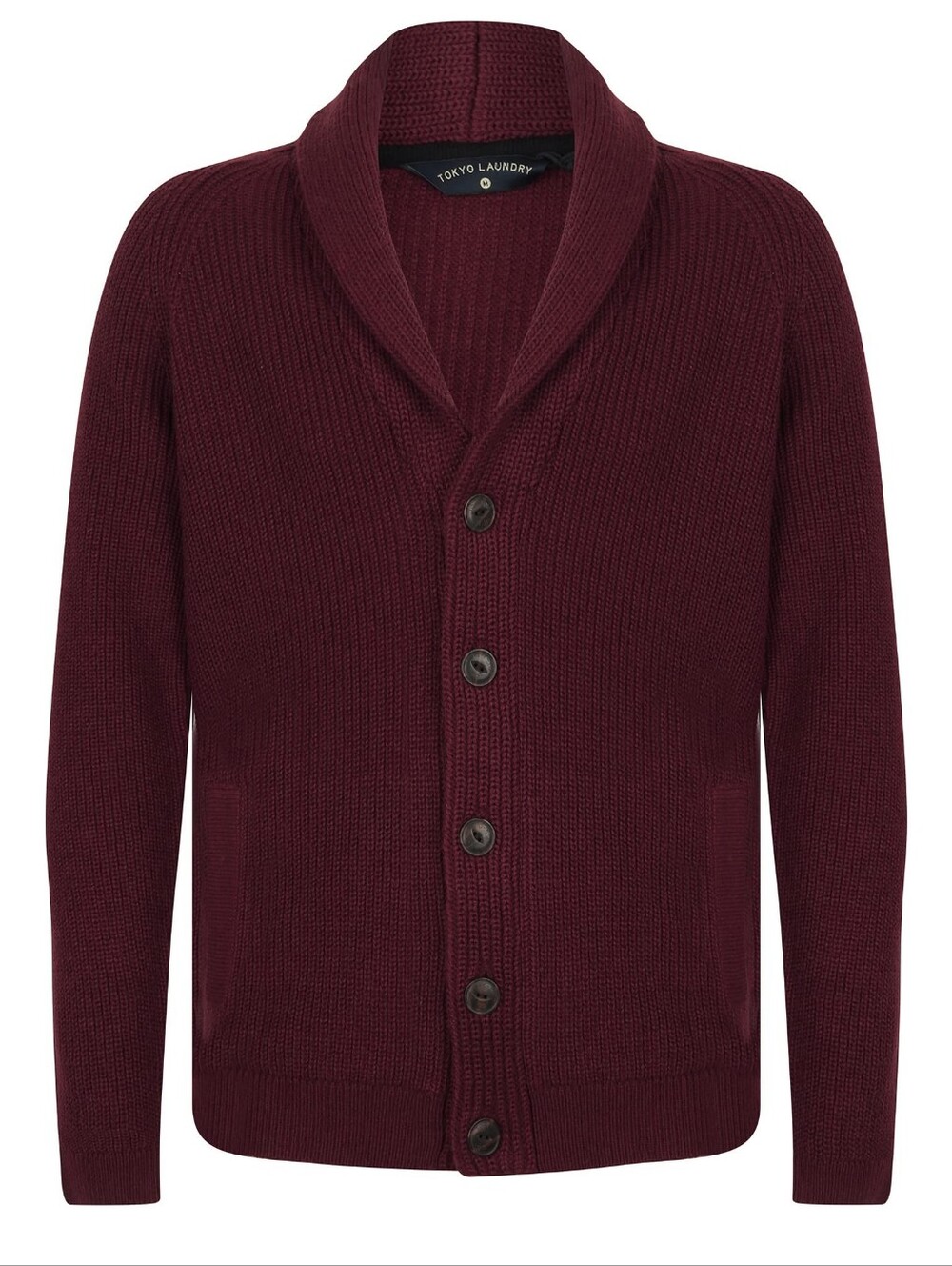 Tokyo Laundry Hatton Shawl Collar Knit Cardigan S